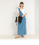 【RM denim】ワンショルダーデニムジャンパースカート
