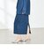 【RM denim】スリットタイトデニムスカート