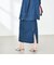 【RM denim】スリットタイトデニムスカート