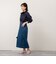 【RM denim】スリットタイトデニムスカート