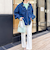 【RM denim】スリットクロップドハイウエストデニム