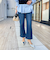 【RM denim】スリットクロップドハイウエストデニム