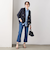 【RM denim】スリットクロップドハイウエストデニム