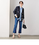 【RM denim】スリットクロップドハイウエストデニム