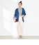 【RM denim】ハイウエストスリムテーパードデニム