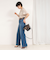 【RM denim】スリットフレアハイウエストデニム