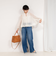 【RM denim】スリットフレアハイウエストデニム