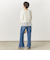 【RM denim】スリットフレアハイウエストデニム