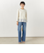 【RM denim】スリットフレアハイウエストデニム