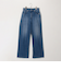 【RM denim】スリットフレアハイウエストデニム