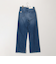 【RM denim】スリットフレアハイウエストデニム