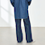【RM denim】センタープレスハイウエストデニム