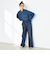 【RM denim】センタープレスハイウエストデニム