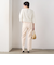 【RM denim】センタープレスハイウエストデニム