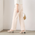 【RM denim】センタープレスハイウエストデニム