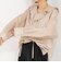 ラッフルカラーブラウス