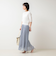 シャインサテン楊柳スカート