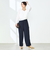 《セットアップ対応》ニュアンスジョーゼットセミワイドパンツ