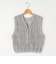 《アンサンブル対応》《手洗い可能》カットフリンジ2WAYベスト