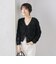 《アンサンブル対応》《手洗い可能》カットフリンジ2WAYカーディガン