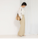 シアーラッフルブラウス