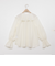 シアーラッフルブラウス
