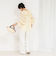 シアーラッフルブラウス