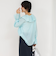 シアーラッフルブラウス