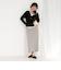 《セットアップ対応》リネンライクタイトスカート