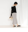 《セットアップ対応》リネンライクタイトスカート