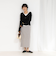《セットアップ対応》リネンライクタイトスカート