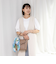 ◇【WEB限定】ウォッシャブルドライタスランスリットジレ
