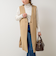 ◇【WEB限定】ウォッシャブルドライタスランスリットジレ