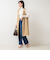 ◇【WEB限定】ウォッシャブルドライタスランスリットジレ