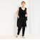 ◇【WEB限定】ウォッシャブルドライタスランスリットジレ