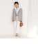 《セットアップ対応》リネンライクシングルジャケット