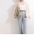メッシュ横長ワンショルダーバッグ