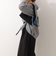 メッシュ横長ワンショルダーバッグ