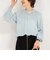割繊ギャザーブラウス