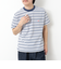 【DANTON/ダントン】C0198TCB STRIPE POCKET T-SHIRT