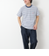 【DANTON/ダントン】C0198TCB STRIPE POCKET T-SHIRT