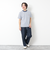 【DANTON/ダントン】C0198TCB STRIPE POCKET T-SHIRT