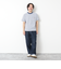 【DANTON/ダントン】C0198TCB STRIPE POCKET T-SHIRT