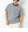 【DANTON/ダントン】C0198TCB STRIPE POCKET T-SHIRT