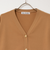 《セットアップ対応》《手洗い可能》金ボタンVネックカーディガン