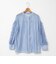 袖フリルシアーブラウス