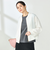 ウォッシャブル強撚ライトブルゾン