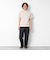 《接触冷感》スーピマコットン ダブルカラーTee 25SS