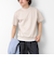 《接触冷感》スーピマコットン ダブルカラーTee 25SS