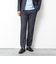 《ビジカジ/セットアップ対応》ドットサッカーストレッチパンツ 25SS